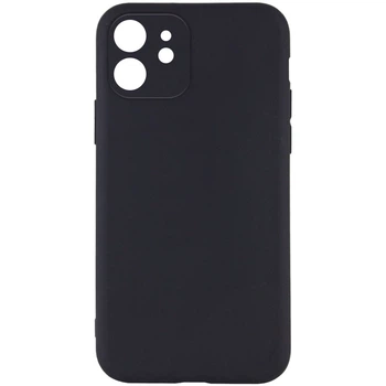 Чехол TPU Epik Black Full Camera для Apple iPhone 12 (6.1") Черный Без бренда