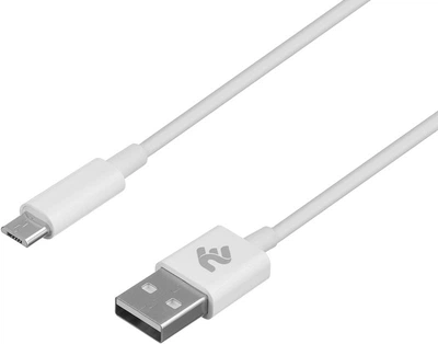 Кабель 2E Micro USB Molding Type 1m White