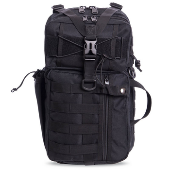 Рюкзак тактический (Сумка-слинг) с одной лямкой SILVER KNIGHT TY-5386 30л черный