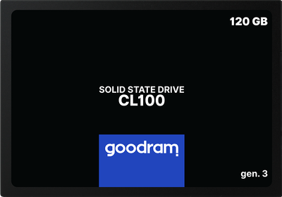 Goodram SSD CL100 Gen.3 120GB 2.5" SATA III 3D NAND TLC (SSDPR-CL100-120-G3)