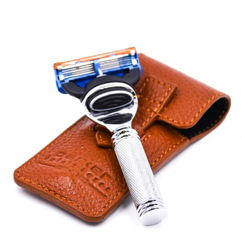 Станок для гоління Parker Travel Razor With Leather Case