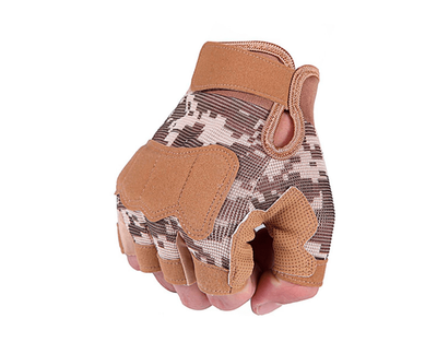Тактичні рукавички безпалі Gloves піксель розмір XL (11686)