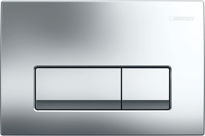 Змивна клавіша GEBERIT Delta 50 хром глянцевий 115.119.21.1 Square