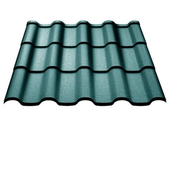Металлочерепица АЛЬПИНА KLEVERSTEEL 1140/1020 мм 0,45 мм RAL 6005 Зеленый