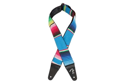 Ремень гитарный FENDER 2" SERAPE STRAP BLUE MULTI