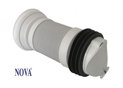 Гофра унитазная Nova с обратным клапаном длина 450 мм 7173N