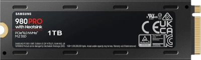 SSD диск Samsung 980 Pro 1TB M.2 PCIe 4.0 x4 V-NAND 3bit MLC (MZ-V8P1T0CW)