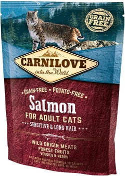 Сухий корм для кішок Carnilove Cat Sensitive & Long Hair