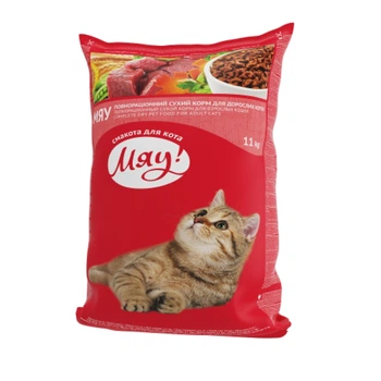 Сухой корм для кошек Мяу! с Курицей 11 кг