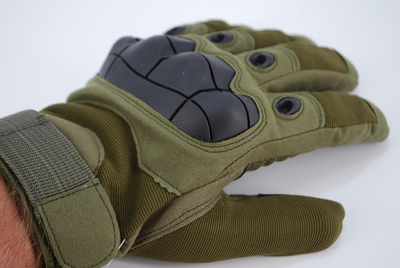 Тактичні рукавички з пальцями 9070_M_Olive_Sensor