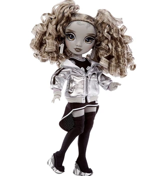 Кукла Rainbow High Shadow Series 1 Nicole Steel Grayscale - Кукла Рейнбоу Шедоу Хай Николь Стил (583585) - Школа Тени