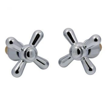 Ручки для смесителя Haiba с полуоборотными кранбуксами 1/2" Dominox HB0576 хром
