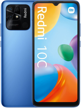 Смартфон Xiaomi Redmi 10C 4/64GB Ocean Blue (NFC) Europe