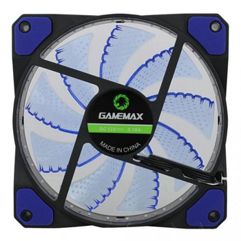 Вентилятор 120 mm GameMax GaleForce Blue LED подсветка (GMX-GF12B)