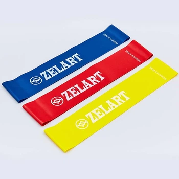 Набор фитнеса резинок ZELART LOOP BANDS 3 шт. FI-8227