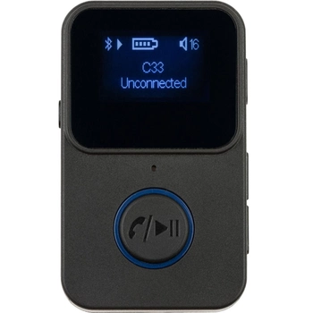 MP3-плеер с Bluetooth 5.0 приемником U&P Higi C33 Black (SHT-C33-BK)