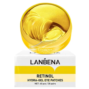 Патчи LANBENA 60 шт Retinol под глаза для борьбы с пигментацией и выравнение тона