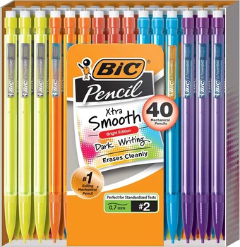 Набор механических карандашей BIC Xtra-Smooth Mechanical Pencil, Medium Point 0.7мм (‎MPCE40) (MPCE40-BLK)