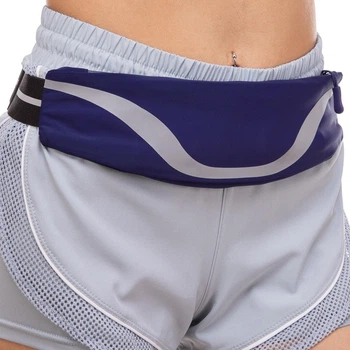 Спортивная сумка на пояс для бега SP-Sport Action DY009 Deep Blue-Grey
