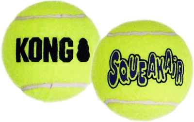Іграшка KONG AirDog SqueakAir Ball повітряний тенісний м'яч для собак для собак середніх і великих порід, L 2 шт (35585775555)