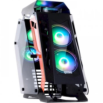 Корпус QUBE Stalker Black-Orange (STALKER FMBU3)