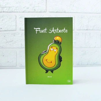 Блокнот В6 з кольоровими аркушами Profi Friut Avocado 128 сторінок арт. 902859