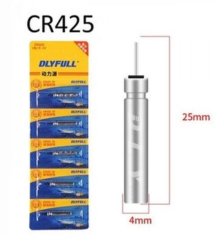 Батарейки DLYFULL CR425 для лед поплавков 5шт. (210525)
