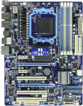 Материнская плата ТОПОВАЯ Socket AM3+ GIGABYTE GA-870A-UD3 REV 3.1 ( SLI / SATA 3/ USB3.0 ) ( sAM3+ / AM3, DDR3, AMD 870 ) Б/У