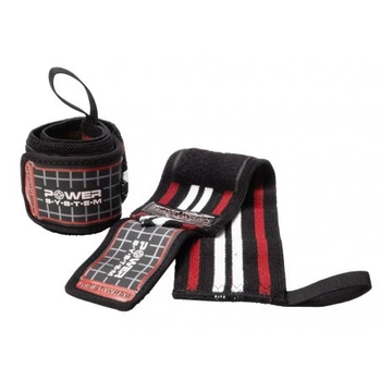 Кистьові бинти Power System Wrist Wraps PS-3500 RedBlack