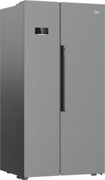 Холодильник SBS BEKO GN164020XP, 179х71х91см, 2 двері, холодильне відділення 368л, морозильне відділення 190л, A+, NF, нержавіюча сталь (GN164020XP)