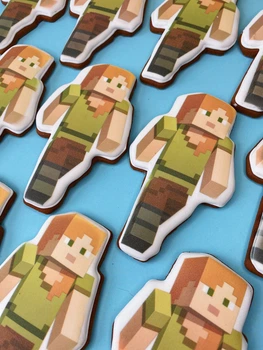 Імбирний пряник Sweets&joys Minecraft форма друк 13 см