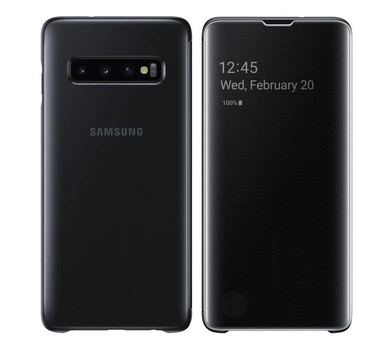Чехол-книжка S-View Flip Cover EF-ZG973CBEGRU Б.У. для Samsung Galaxy S10 (6.1") Черный - Б/У