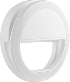 Светодиодное селфи-кольцо Selfie Ring Light с USB-зарядкой 3 режима белое