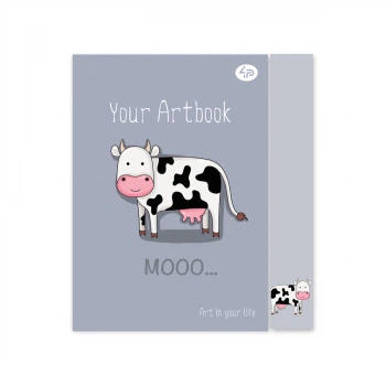 Блокнот Profiplan Artbook А6 однотонные 96 страниц корова (902439)