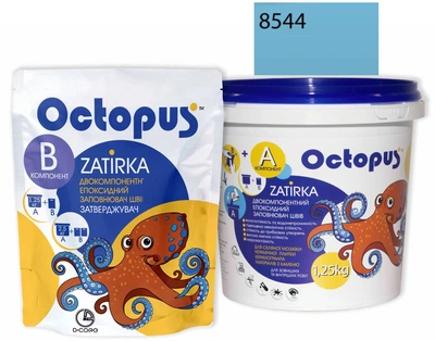 Затирка для плитки Octopus Zatirka цвет 8544 эпоксидная 1,25 кг