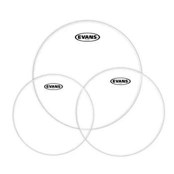 Набор пластиков для томов EVANS G1 Clear Standard Tom Pack (12", 13", 16") - Old Pack