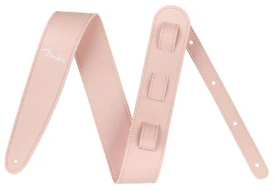 Ремень гитарный FENDER STRAP VEGAN LEATHER SHELL PINK
