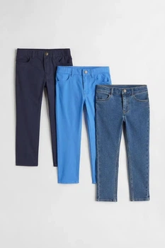 Набор штанов джинсовые и синие H&M 140см (40006911)