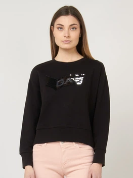 Bluza damska bez kaptura GAS 555703184428-0200 M Czarna (8056775980933)