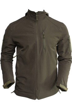 Куртка мужская тактическая Мультикам Combat Турция Софтшел Soft-Shell ВСУ (ЗСУ) XXL 8180 зелена