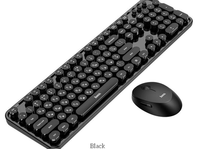 Беспроводной комплект (клавиатура+мышка) Hoco DI25 Palladis 2.4G wireless black