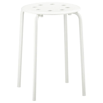 Табурет IKEA МАРІУС, білий, 45 см, 901.840.47