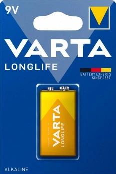 Батарейка VARTA LONGLIFE 9V/6LR61 Alkaline 1 шт.