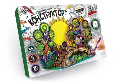 Конструктор-розмальовка 3 Д Danko Toys Пташки