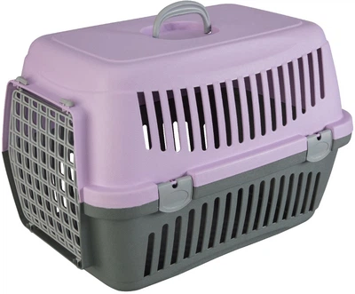 Переноска для кішок і собак Animall CNR-134 58х42х42 см Сіро-фіолетова (2000981203627)