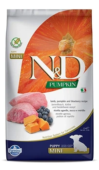 Farmina N&D Pumpkin Puppy Mini Lamb беззерновой корм для щенков мини пород (ягненок/черника) (2,5 кг)