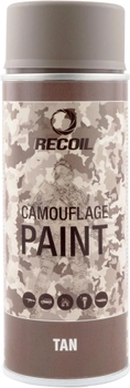 Краска для оружия маскировочная аэрозольная RecOil Тан 400 мл (8711347250943)