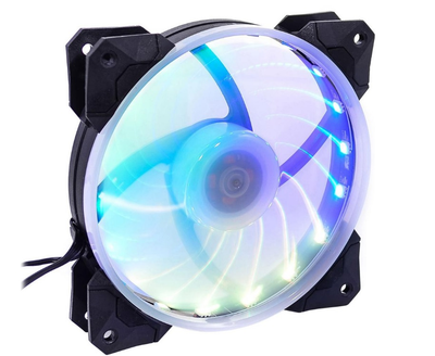 Система охолодження QUBE RAINBOW CHAMELION 256C 120mm 18LED (QB-CHAMELION-120-18)