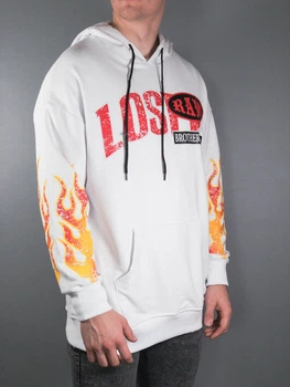 Чоловічий худорби Loser White XL Білий