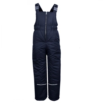 Теплый полукомбинезон для девочки DaNa-kids 122-128 см синий (50124)